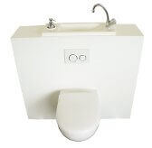 WiCi Bati, toilette suspendu Geberit avec lavabo intégré